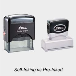 Self-Inking Vs Pre-Inked Stamps –