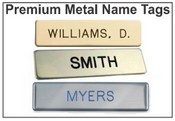 Metal Name Tags (Style D)
