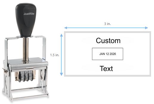 Justrite 53 FB Self-Inking Dater
Self Inking 53FB Dater