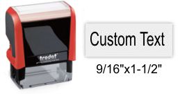 Trodat 4911 Clothing Marker Self-Inking Stamp, 9/16" x 1 1/2"